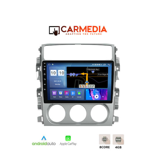 Carmedia Ηχοσύστημα Αυτοκινήτου για Suzuki Liana 2001-2007 (Bluetooth/USB/WiFi/GPS/Apple-Carplay/Android-Auto) με Οθόνη Αφής 12.3"