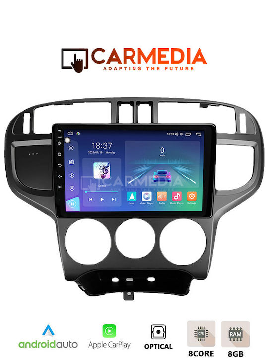 Carmedia Car Audio System for Hyundai Matrix 2001-2010 (Bluetooth/USB/WiFi/GPS/Apple-Carplay/Android-Auto) with Touch Screen 12.3"