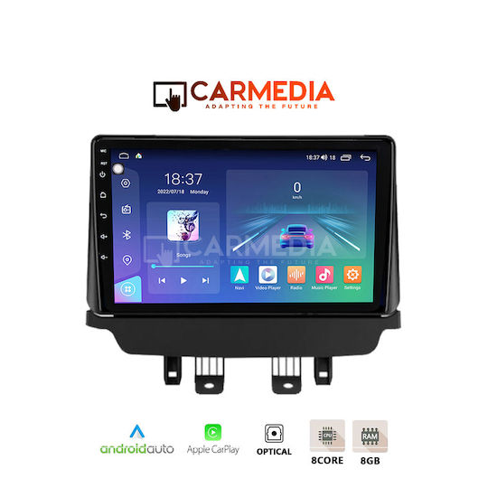 Carmedia Car Audio System for Mazda CX-3 2014 (Bluetooth/USB/WiFi/GPS/Apple-Carplay/Android-Auto) with Touch Screen 12.3"