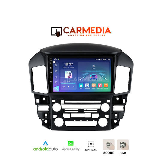 Carmedia Ηχοσύστημα Αυτοκινήτου για Lexus RX300 1998-2003 (Bluetooth/USB/WiFi/GPS/Apple-Carplay/Android-Auto) με Οθόνη Αφής 12.3"