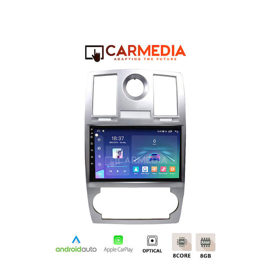 Carmedia Car Audio System Chrysler 300C 2005-2010 (Bluetooth/USB/WiFi/GPS/Apple-Carplay/Android-Auto) with Touch Screen 12.3"