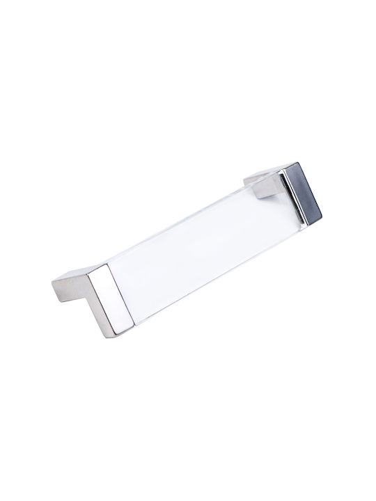 Citterio Line Citterio Mâner Mobilier din Metal în Culoare Argintiu 105mm (Distanța între Centre 25mm) 1082 1buc
