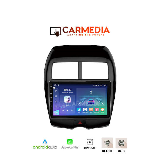 Carmedia Car Audio System for Mitsubishi Asx 2014 (Bluetooth/USB/WiFi/GPS/Apple-Carplay/Android-Auto) with Touch Screen 12.3"