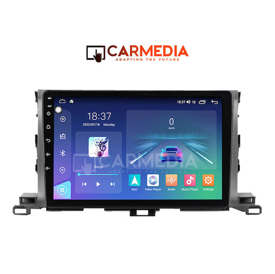 Carmedia Sistem Audio Auto pentru Toyota Muntean 2014-2019 (Bluetooth/USB/WiFi/GPS/Apple-Carplay/Android-Auto) cu Ecran Tactil 12.3"
