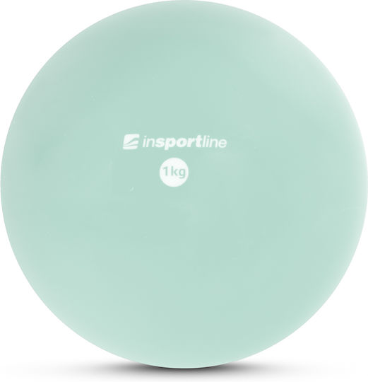 inSPORTline Μπάλα Medicine 9cm , 1kg σε Πράσινο Χρώμα