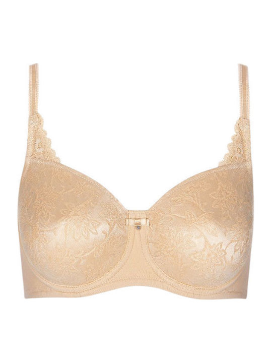 Beige Minimizer Sutien fără căptușeală cu Baloane