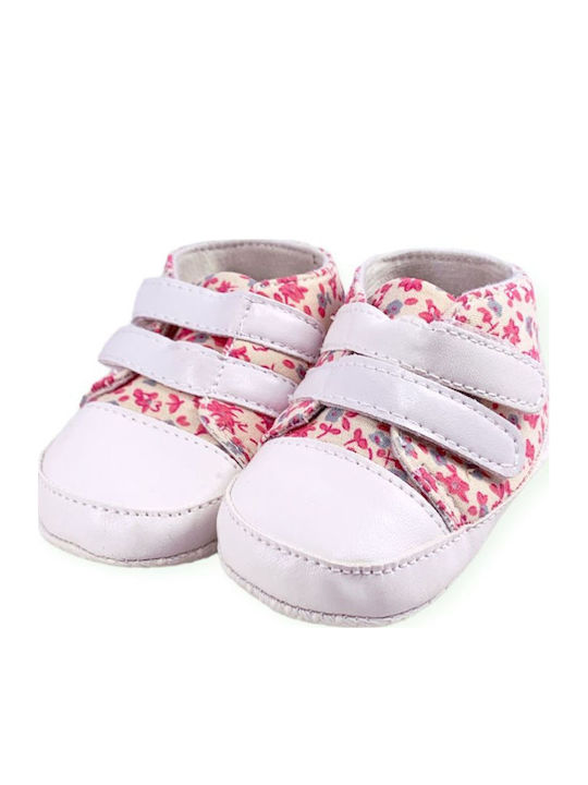 Chippo Βρεφικά Sneakers Αγκαλιάς Λευκά