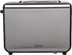 Midea Φρυγανιέρα 2 Θέσεων 950W Inox