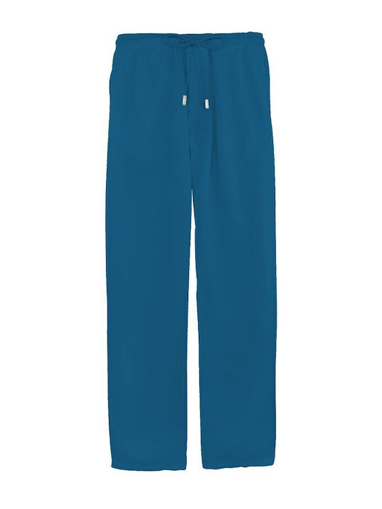 Men's Jeans Pants with Loose Fit Blue