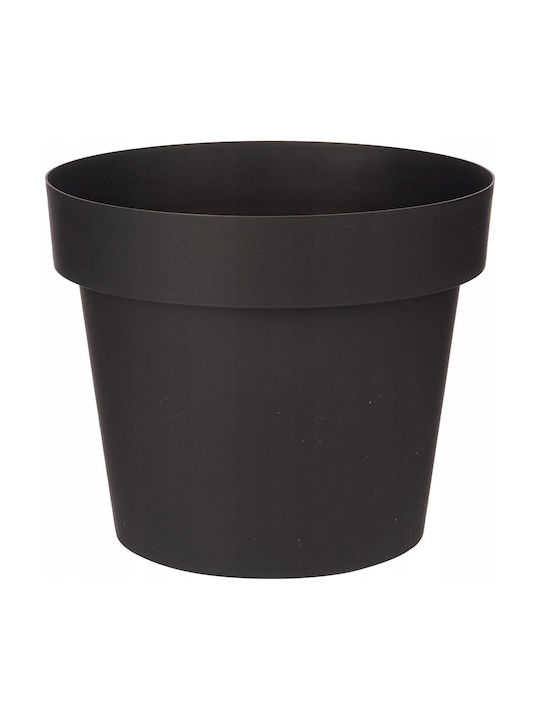 Ibergarden Blumentopf Kunststoff Charcoal
