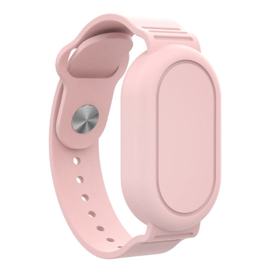 Handgelenkstasche Silikon für SmartTag2 in Rosa Farbe