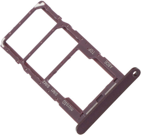 Sim Card Tray Samsung Galaxy A24 4G Dual Card Version Dark Red