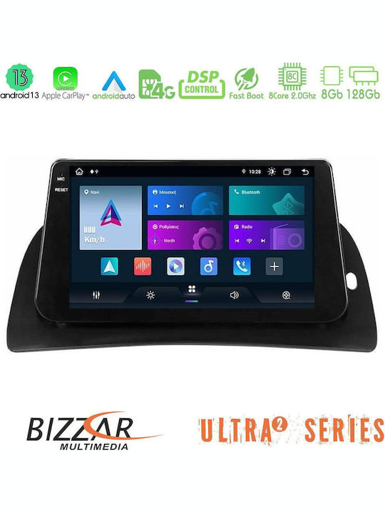 Bizzar Car Audio System for Renault Kangoo 2013-2018 (Bluetooth/USB/WiFi/GPS/Apple-Carplay/Android-Auto) with Touch Screen 9"