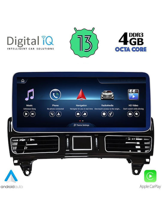 Digital IQ Car Audio System for Mercedes-Benz GLE 2015-2019 (Bluetooth/USB/WiFi/GPS/Apple-Carplay/Android-Auto) with Touch Screen 12.3"