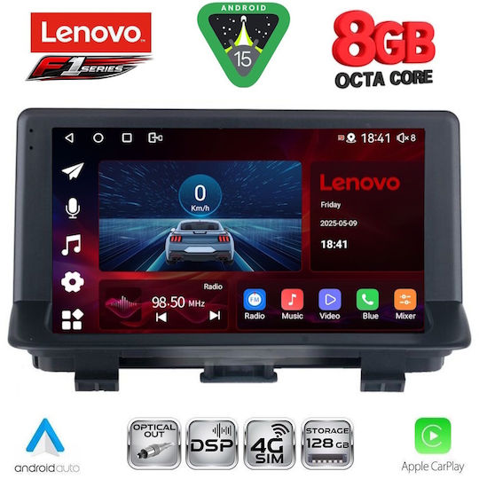 Lenovo Car Audio System for Audi Q3 2012-2018 (Bluetooth/USB/WiFi/GPS/Apple-Carplay/Android-Auto) with Touch Screen 9"