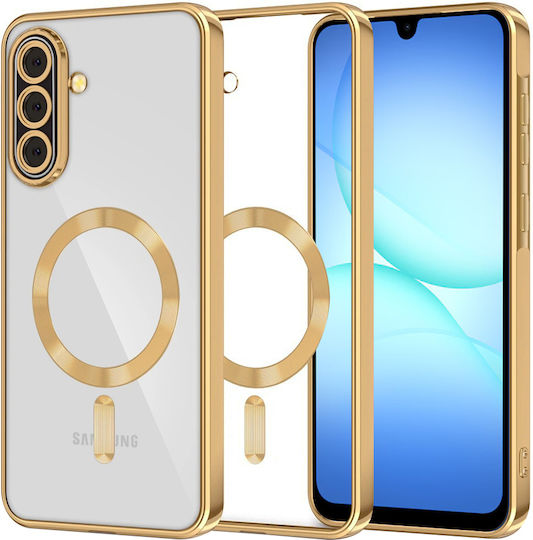 Techsuit Luxury Crystal Umschlag Rückseite Transparent (Galaxy A17)