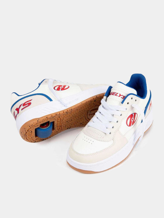 Kids Sneakers with Wheels White