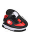 Παιδικά Sneakers με Ροδάκια Μαύρα