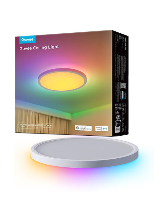 Govee Parallelogram Outdoor LED Panel 24W with RGBIC Light 30.5x30.5cm