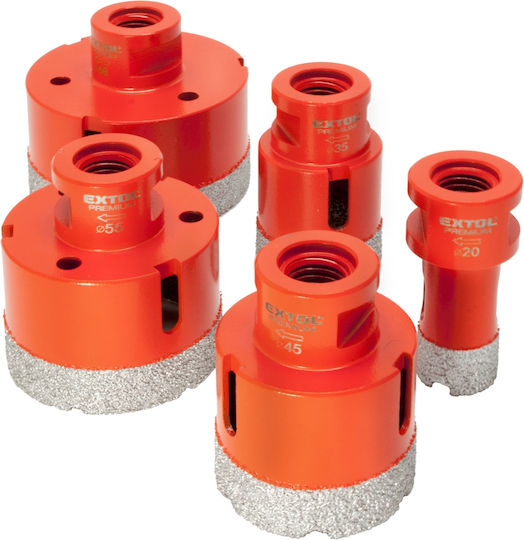 Extol Set de burghie diamantate Tăiere uscată cu diametru 68mm pentru Gresie