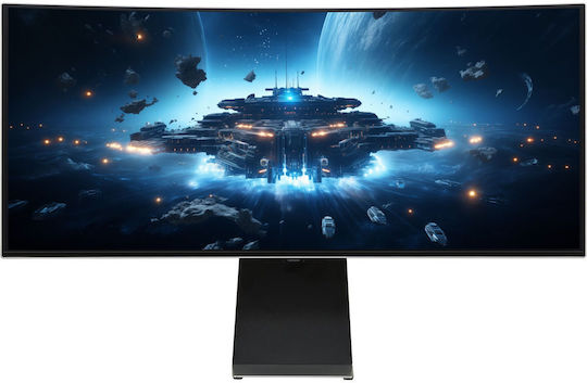 Samsung Odyssey G8 G85SD Ultrawide OLED HDR Curved Gaming Monitor 34" QHD 3440x1440 175Hz with Response Time 0.03ms GTG