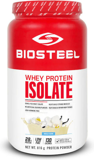 Biosteel Whey Protein Isolate Πρωτεΐνη Ορού Γάλακτος με Γεύση Βανίλια 816gr