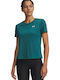 Women's Athletic Oversized T-shirt Fast Drying Green