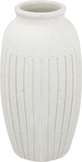 Artekko Διακοσμητικό Βάζο Keramik Weiß 19.5x19.5x38cm 1Stück