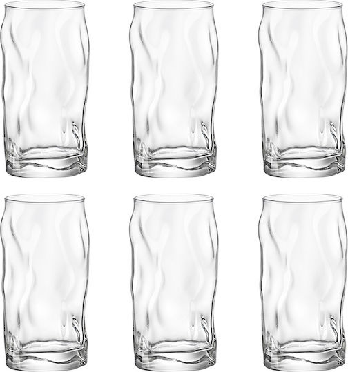 Bormioli Rocco Sorgente Σετ Ποτήρια Κοκτέιλ/Ποτού από Γυαλί 450ml 6τμχ