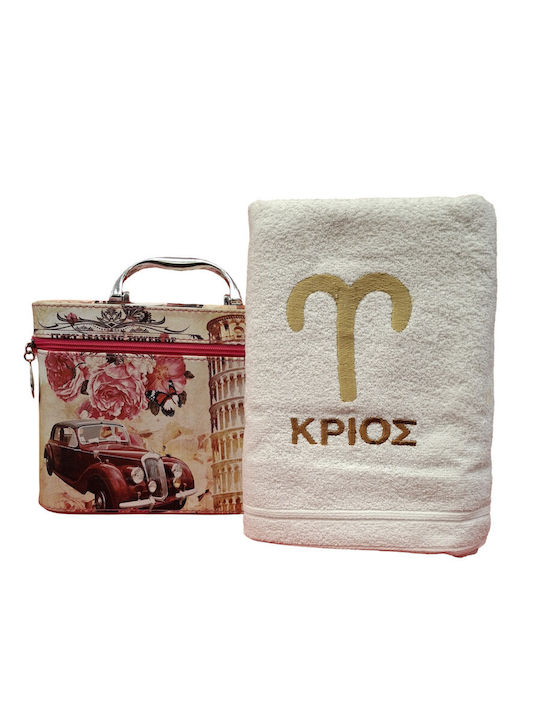 Marwa Facecloth Aries 50x90cm White