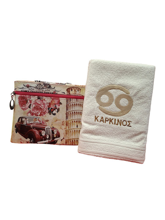 Marwa Facecloth Cancer 50x90cm White