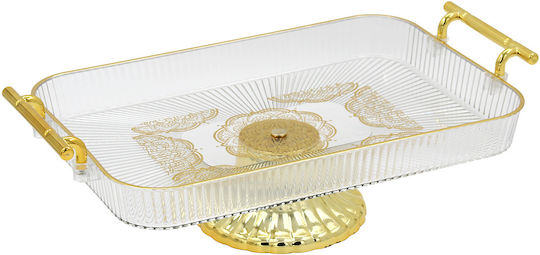 Keskor Tortieră Plastic Auriu 37x21x12buc