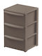 ArtPlast Snappy Troller Bucătărie Plastic 3 Locuri Gri 39x38.5x60cm