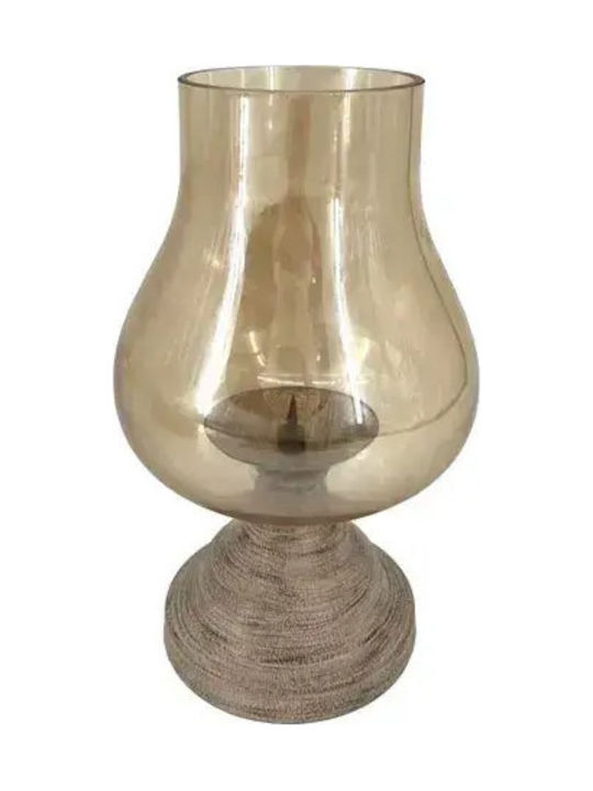 Marhome Кандилник Металик в Бежов Цвят 16x16x27бр 1бр