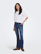 Γυναικείο Jean Παντελόνι Καμπάνα Medium Blue Denim