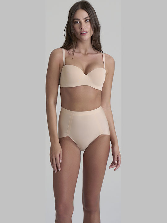 Damen Slip 2Pack Nahtlos Beige