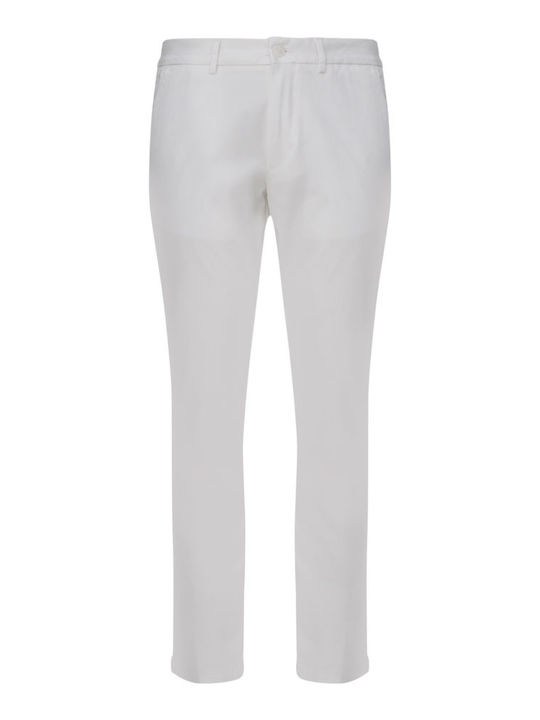 Boss Elastic White Trousers