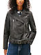 Γυναικείο Biker Jacket Μαύρο