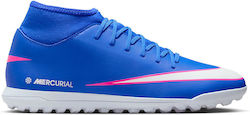 Nike Superfly 10 TF Football Shoes with Molded Cleats Blue