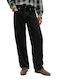 Men's Jeans Pants with Relaxed Straight Fit Black