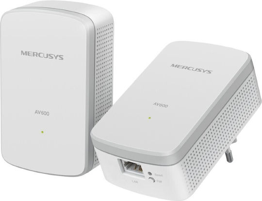 Mercusys MP300 Powerline Kit dublu pentru Conexiune prin Cablu și Port Ethernet