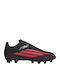 F50 Club FG/MG Παιδικά Ποδοσφαιρικά Παπούτσια με Τάπες Μαύρα