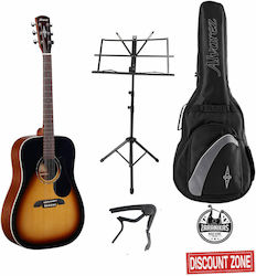 Alvarez Acustică Chitară Regent Sunburst Standard