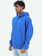 Raglan Sweatshirt with Hood Blue