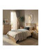 Bedroom Furniture Set Athos Sonoma with Mattress 90x190cm 3pcs