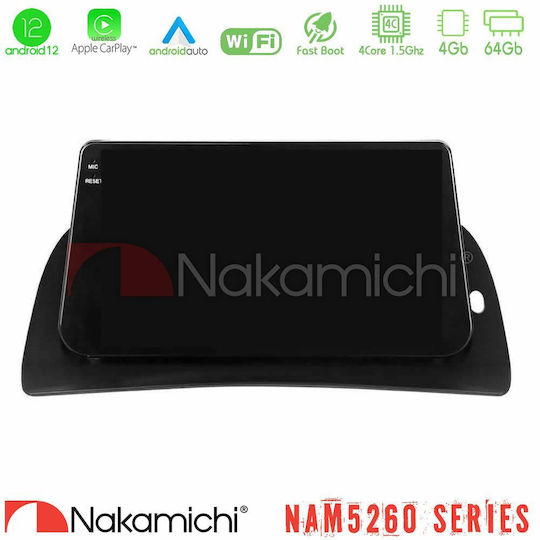 Nakamichi Ηχοσύστημα Αυτοκινήτου για Renault Kangoo 2013-2018 (Bluetooth/USB/AUX/WiFi/GPS/Apple-Carplay/Android-Auto) με Οθόνη Αφής 9"