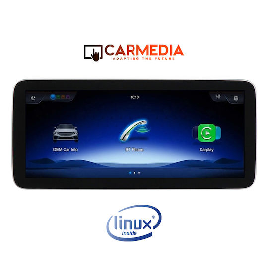 Carmedia Ηχοσύστημα Αυτοκινήτου για Mercedes-Benz CLA Class / GLA 2015 (Bluetooth/USB/WiFi/GPS/Apple-Carplay/Android-Auto) με Οθόνη Αφής 10.25"