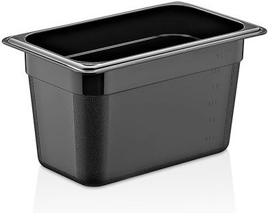 Culinaro Polypropylen Gastronorm Pfanne 1/2-200 325x265x200mm 11,7lt Schwarz