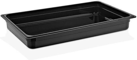 Tavă Gastronorm Policarbonat 1/1-65 530x325x65mm 8.5lt Neagră