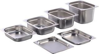 Tavă Din Oțel Inoxidabil Gastronorm Gf Gn 1/2 40mm Mn012310